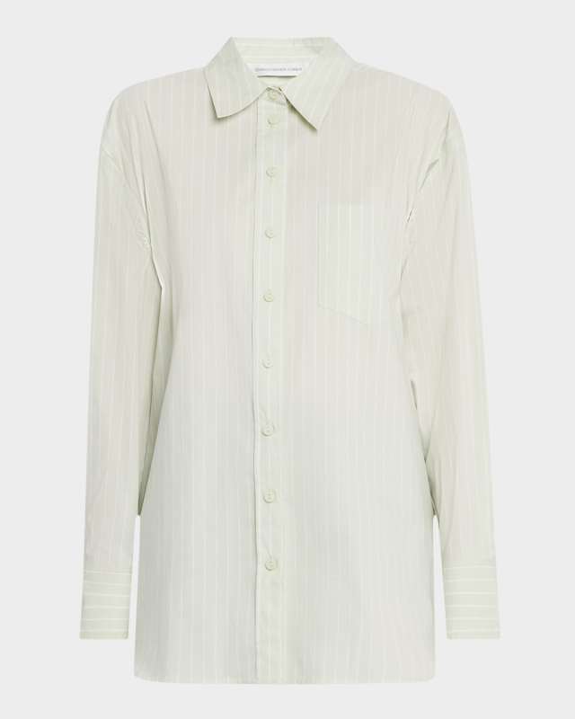 Striped Waistcoat Button-Down Shirt